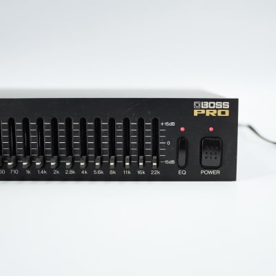 Boss Pro GE-21 Graphic Equalizer With Adapter Made in Japan