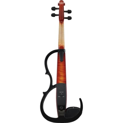 Yamaha SV250 Pro Series 4 String Silent Violin, Shaded Brown Finish image 2