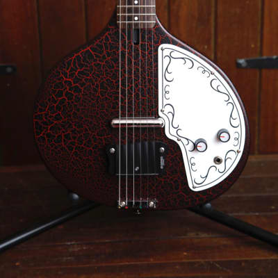 Danelectro Baby Sitar Electric Red Crackle for sale
