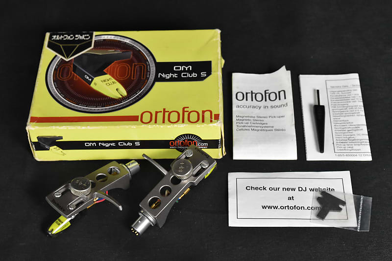 Ortofon Concorde Night Club S Pair w/ Technics Headshell In Excellent  Condition