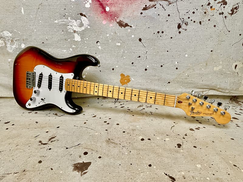 1980's Fender Stratocaster 2 Knob Dan Smith Strat Sunburst 1983-1984 image 1
