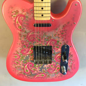 Fender Paisley Telecaster MIJ 1995-96 Pink Paisley image 3