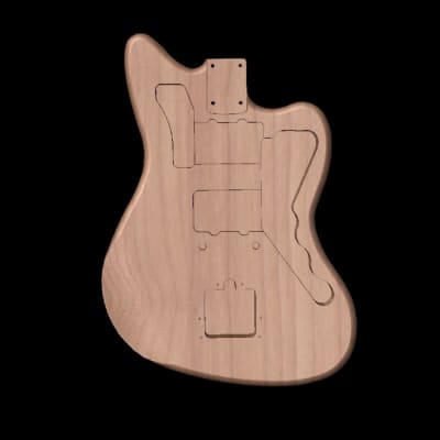 Custom Made To Order Unfinished 2 Piece Alder JM Guitar Body Fits Jazzmaster Neck for sale