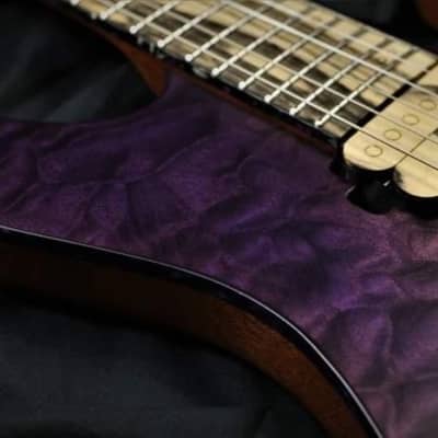 Ronciswall Rs 6 Quilted Maple Purple Burst Pale Moon Ebony Fingerboard image 3