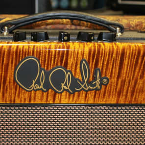 PRS Paul Reed Smith Amplifier MDT 50 4x10 Amp #4 of 12 2011 Paisley/Burnt Gold Maple image 2