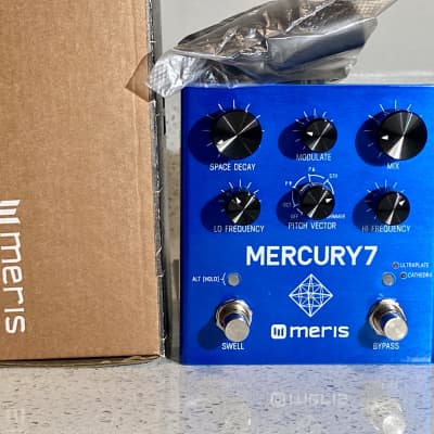 Meris Mercury7 Reverb - Limited Blackout - Only 100 Made - Blacked Out Black  | Reverb