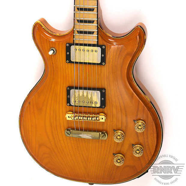 Aria pro Crest Wood Model 1970年代 1970's Aria Pro II Natural | Reverb
