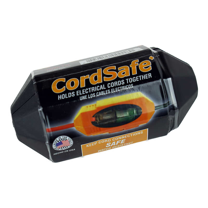 Cordsafe Electrical Extension Cord Protective Safety Cover Water-Resistant Indoor Outdoor Black 2360