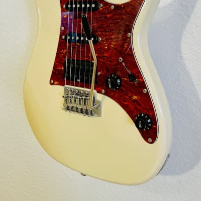 Ibanez RX-60 Double Cut Super Strat Style HSS One Piece Maple Neck 1995 - Ivory image 9