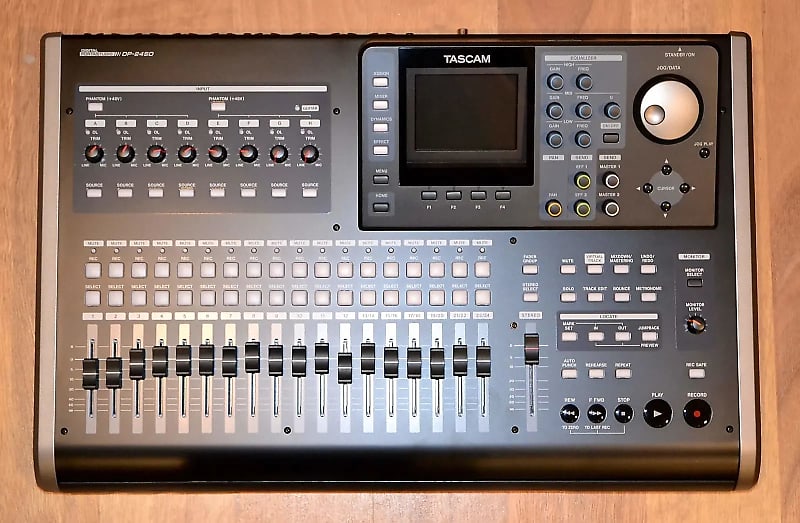 Tascam DP-24SD 24-track Digital Portastudio (open) ~100% | Reverb