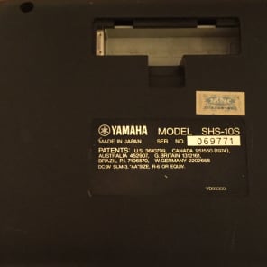 Yamaha SHS-10S vintage 1980s Gray optional midi control image 6