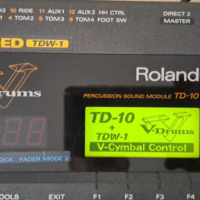 Roland TD-10 Drum Sound Modul - Expanded with TDW-1
