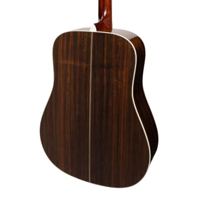 Saga SL68 All-Solid Spruce Top Okoume Back & Sides Acoustic-Electric Dreadnought Guitar (Natural Gloss) image 5