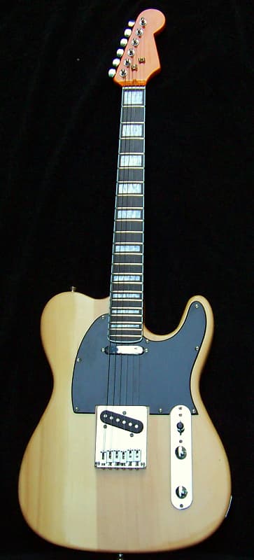 Butterscotch Telecaster Deluxe+Slim Rosewood/Maple Neck with Block Inlay + New SRV Pickups + Treble-Bleed Circuit + Frets Leveled, Crowned and Polished + Full Setup Included! image 1