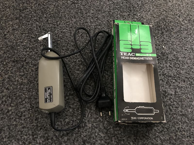 TEAC E-3 HEAD DEMAGNETIZER TEAC E-3 Head Demagnetizer with Owner's