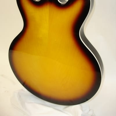 Stagg 335 Copy Semi-Hollow Electric Guitar, Brown Sunburst image 13