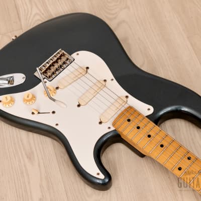 2008 Fender Stratocaster ‘54 Vintage Reissue ST54-LS Gunmetal Blue, Near-Mint w/ Lace Sensor, Japan CIJ image 8