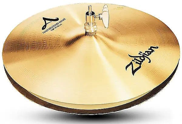 Zildjian 14" A Series Mastersound Hi-Hat Cymbals (Pair) - Traditional image 1