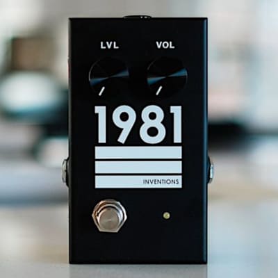 Reverb.com listing, price, conditions, and images for 1981-inventions-lvl-full-range-overdriver