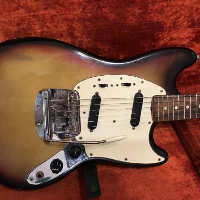 1974 Fender Mustang Guitar - w/Original Hard Case - EXC! image 2
