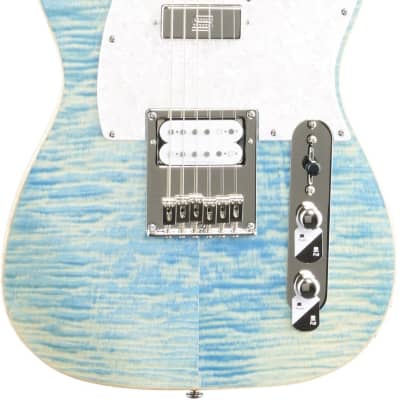 Michael Kelly Mod Shop '55 Electric Guitar, Seymour Duncan, Roasted Maple Fingerboard, Blue Jean Was image 2