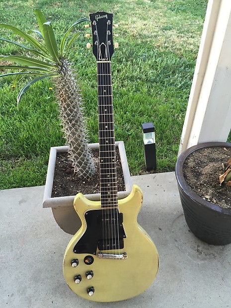 1960 Lefty Gibson Les Paul Special Double Cut TV Yellow Left