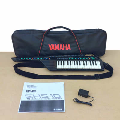 Yamaha SHS-10B Vintage Keytar FM Synthesizer Keyboard + Original Soft Case