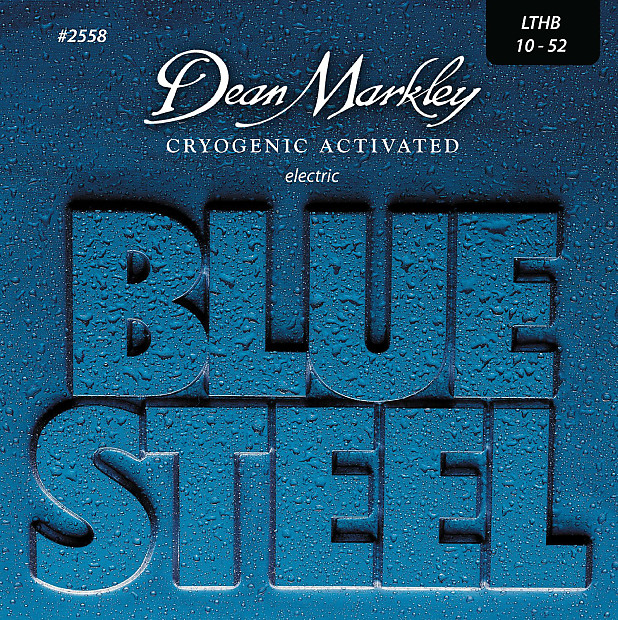 Immagine Dean Markley 2558 Blue Steel Electric Guitar Strings - Light Top/Heavy Bottom (10-52) - 1