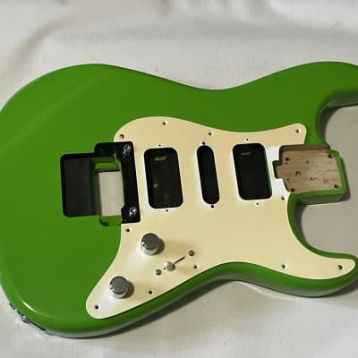 2022 Charvel Mexico Pro Mod So Cal Slime Green Guitar Body Floyd Ready