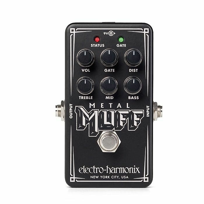 Electro-Harmonix Nano Metal Muff Distortion Effects Pedal With Noise Gate image 1