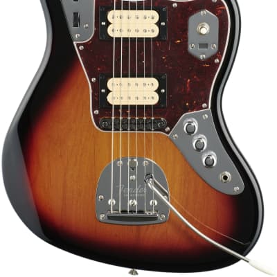 Fender Kurt Cobain Jaguar Electric Guitar, with Rosewood Fingerboard (with Case), 3-Color Sunburst image 2
