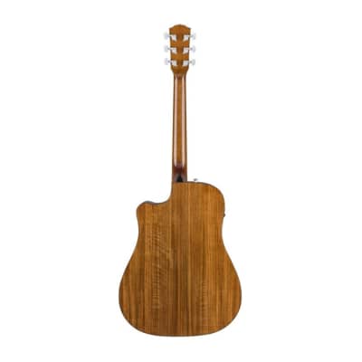 Fender CD-140SCE Dreadnought, Walnut Fingerboard, Natural w/case Acoustic Guitar image 6