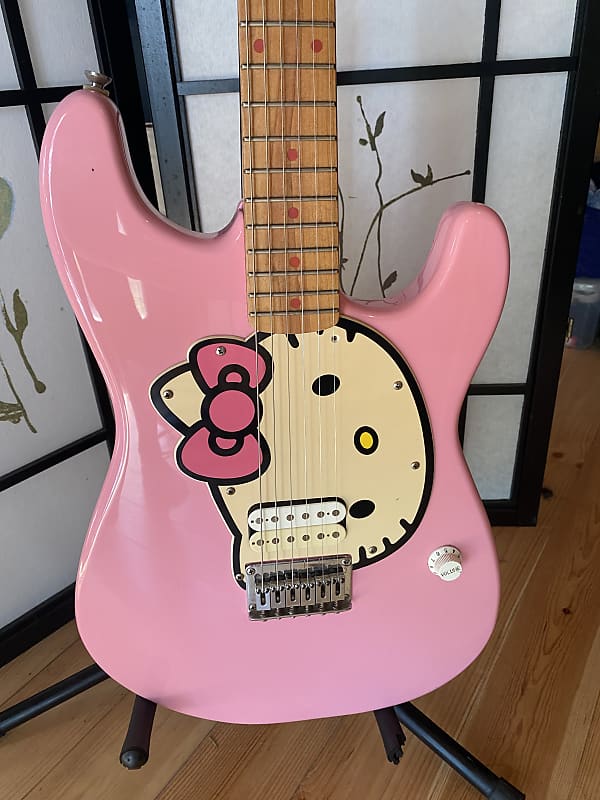 Squier Hello Kitty Stratocaster Pink - ranked #1770 in Solid Body Electric  Guitars