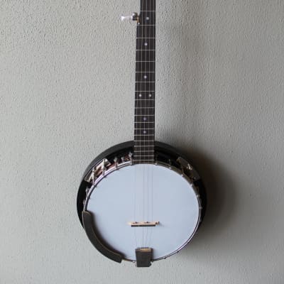 Brand New Savannah SB-100 24 Bracket 5 String Resonator Banjo with Gig Bag for sale