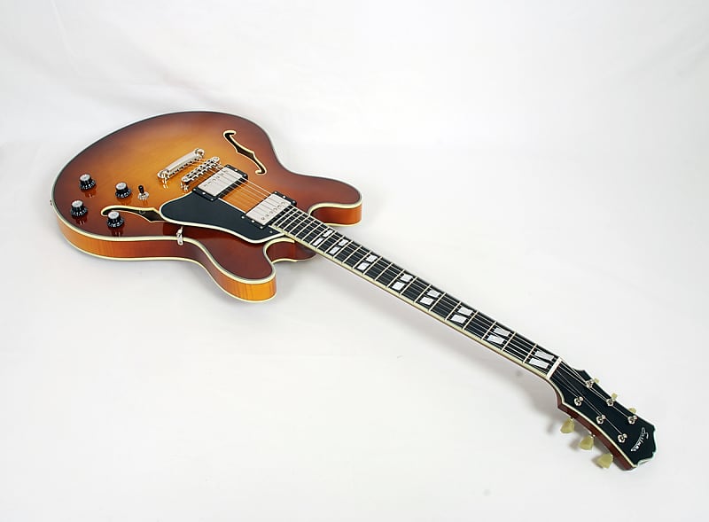 Eastman T486-GB Goldburst Deluxe 16" Thinline Hollowbody With Hard Case #02535 @ LA Guitar Sales. image 1