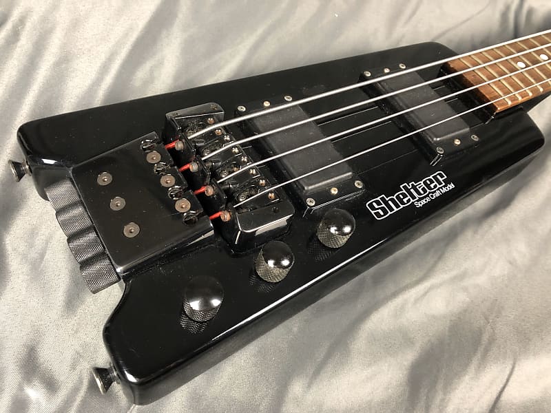 Shelter Space Craft Model Headless Bass Rare Black | Reverb