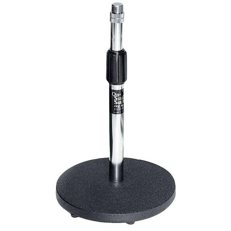 On-Stage DS7200C Desktop Mic Stand, Chrome image 1