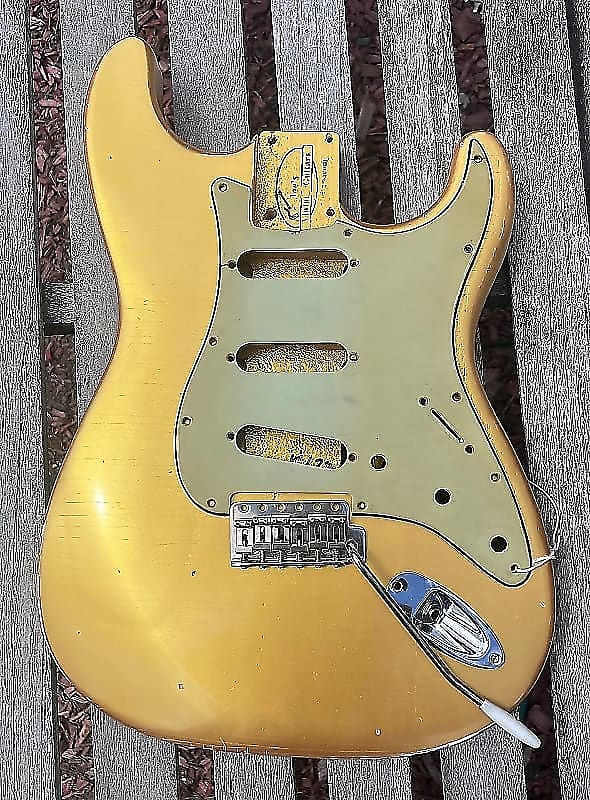 JVG ST BODY Relic Nitro Lacquer Vivid Candy Goldmist Pearl Reverb
