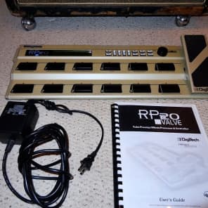 Digitech デジテック エフェクターRP20 VALVE ハードケース付 DigiTech RP20 Valve 1998 Gold | Reverb