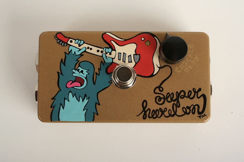Z.VEX SUPER HARD ON ハンドペイント エレハモ　ブースター ZVex Super Hard On Boost Hand-Painted | Reverb