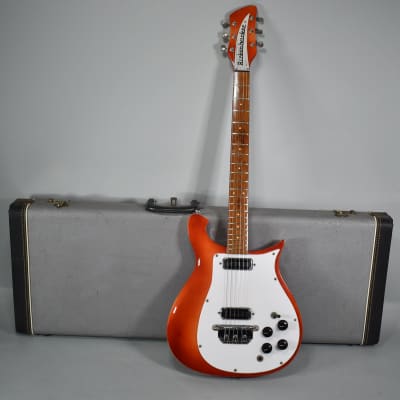 1965 Rickenbacker 450 Fireglo Finish Electric Guitar w/OHSC image 3