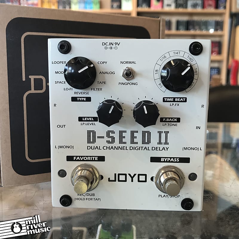 Joyo D-Seed II Dual Channel Digital Delay - Used, with Box