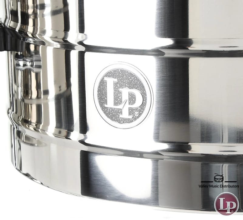 LP LP1516-S Prestige Stainless-Steel Thunder Timbales 15 and 16