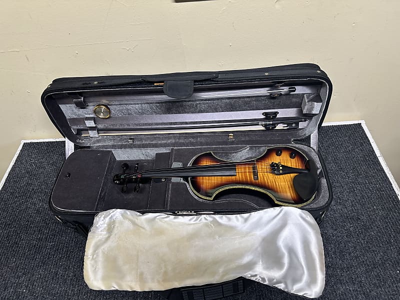 FENDER FV-3 エレキバイオリン 訳あり Fender FV-3 Deluxe Electric Violin Sunburst | Reverb