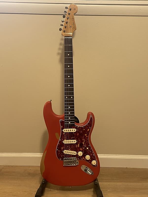 初売り初売り CIJ Fender 62 Reverb | Relic Worn Road Stratocaster Reissue ギター