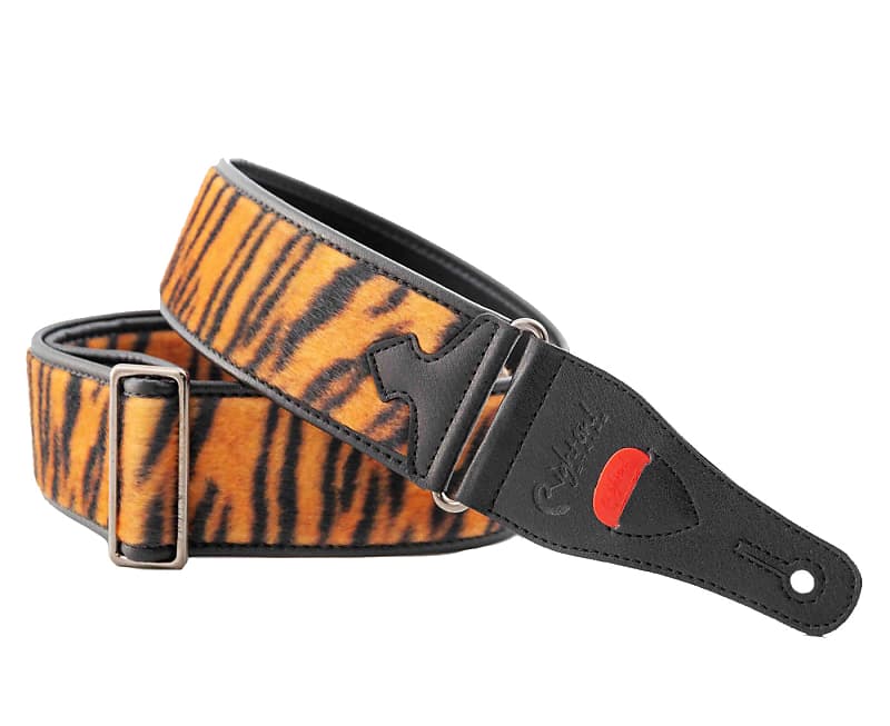 RightOn! Talisman Tiger Orange Guitar Strap | Reverb