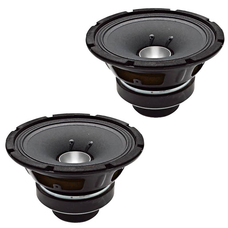 SEISMIC AUDIO - Pair of 8 Inch Coaxial Speakers 200 Watts PRO Audio 8 ohm New image 1