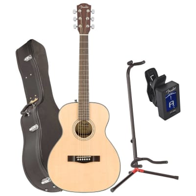 Fender 0962713221 CT-140SE NAT W/C Acoustic Electric Guitar w/ Case, Stand, and Tuner image 6