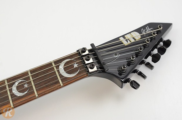 ESP LTD KH-2 Kirk Hammett Ouija Signature Black image 5