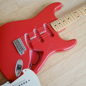 2000 Fender Stratocaster Custom Shop 1956 Closet Classic Relic Guitar Fiesta Red w/ Original Case image 20